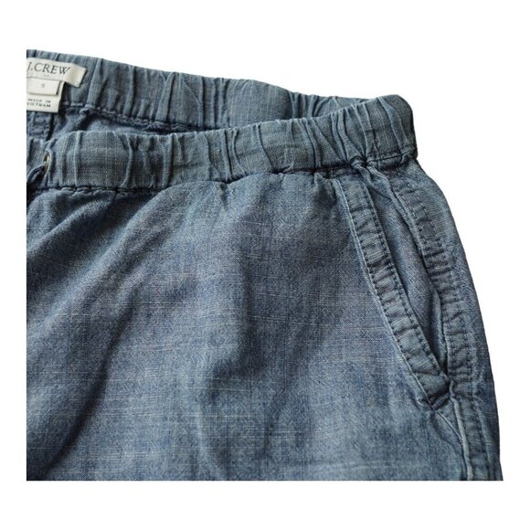 EUC J.CREW Denim Pull String Size‎ S Shorts - Picture 4 of 5
